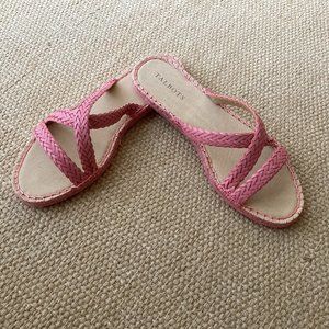Talbots Pink Woven Sandal 9